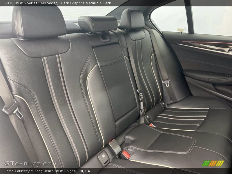 Dark Graphite Metallic / Black 2018 BMW 5 Series 540i Sedan
