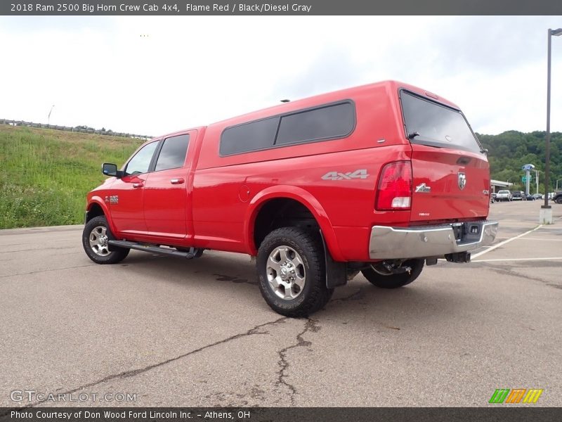 Flame Red / Black/Diesel Gray 2018 Ram 2500 Big Horn Crew Cab 4x4