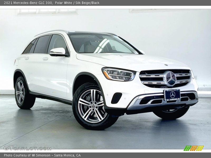 Polar White / Silk Beige/Black 2021 Mercedes-Benz GLC 300