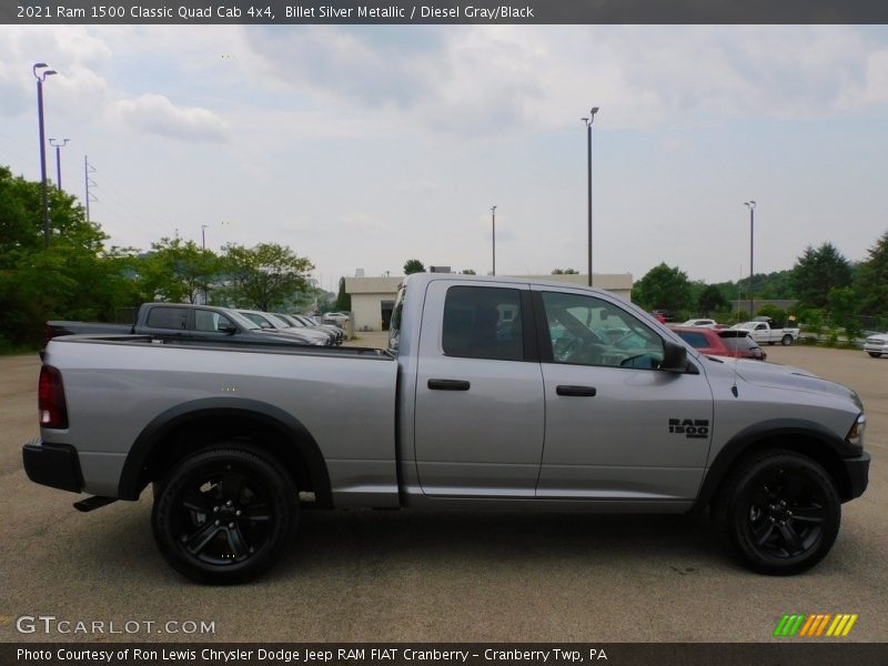 Billet Silver Metallic / Diesel Gray/Black 2021 Ram 1500 Classic Quad Cab 4x4