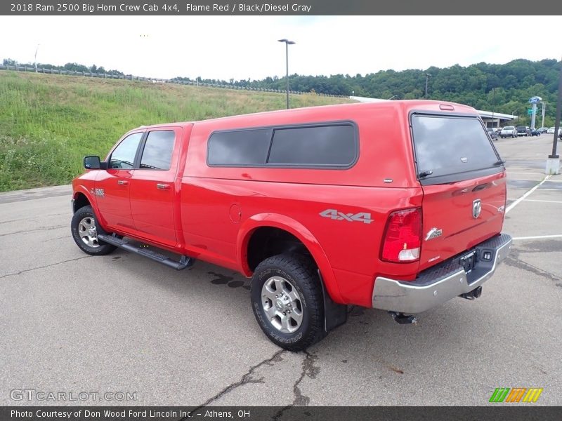 Flame Red / Black/Diesel Gray 2018 Ram 2500 Big Horn Crew Cab 4x4