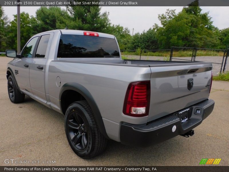 Billet Silver Metallic / Diesel Gray/Black 2021 Ram 1500 Classic Quad Cab 4x4