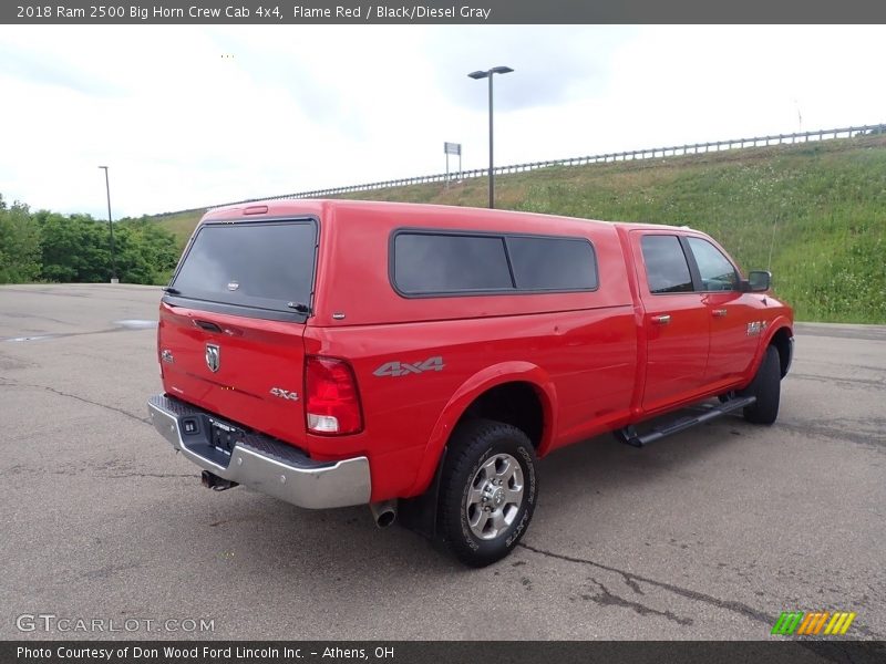 Flame Red / Black/Diesel Gray 2018 Ram 2500 Big Horn Crew Cab 4x4