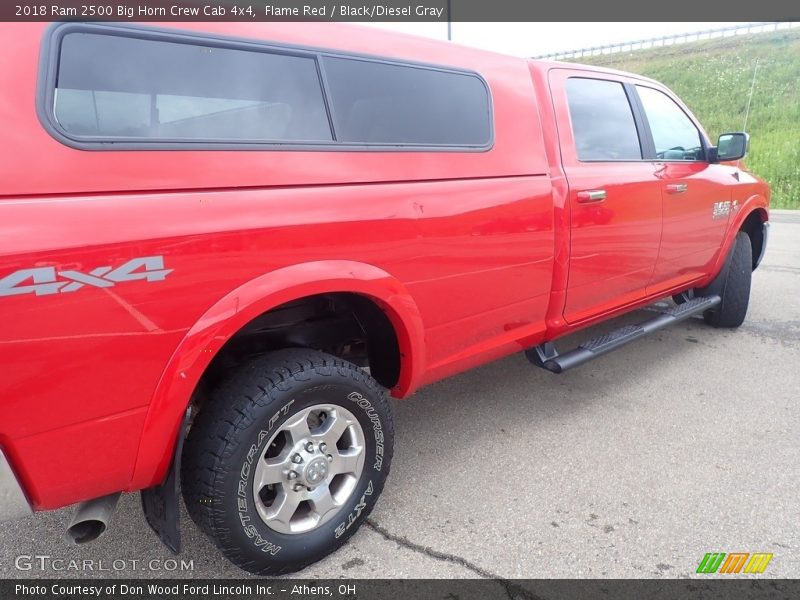 Flame Red / Black/Diesel Gray 2018 Ram 2500 Big Horn Crew Cab 4x4