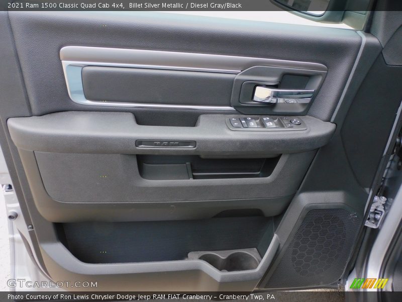 Billet Silver Metallic / Diesel Gray/Black 2021 Ram 1500 Classic Quad Cab 4x4