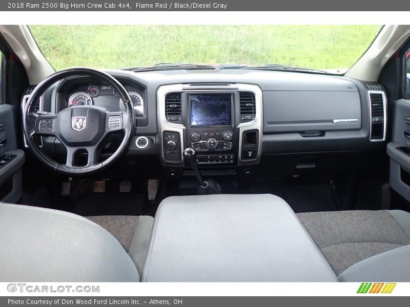 Flame Red / Black/Diesel Gray 2018 Ram 2500 Big Horn Crew Cab 4x4