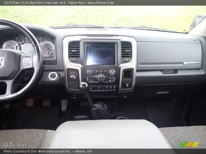 Flame Red / Black/Diesel Gray 2018 Ram 2500 Big Horn Crew Cab 4x4