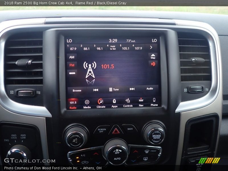 Flame Red / Black/Diesel Gray 2018 Ram 2500 Big Horn Crew Cab 4x4
