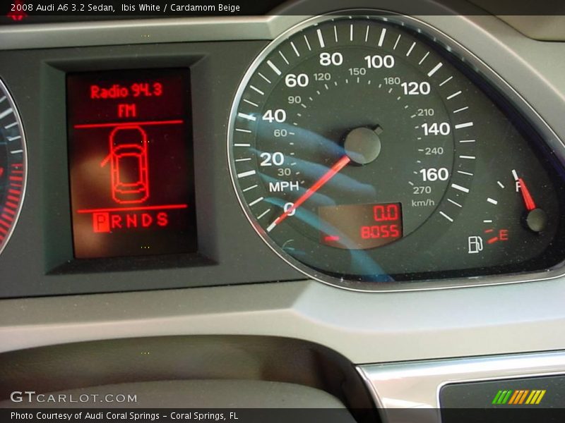 Ibis White / Cardamom Beige 2008 Audi A6 3.2 Sedan