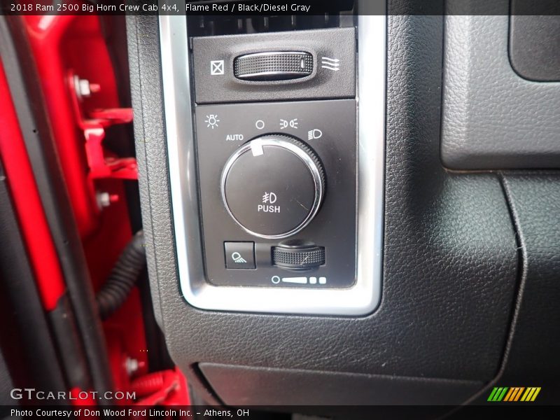 Flame Red / Black/Diesel Gray 2018 Ram 2500 Big Horn Crew Cab 4x4