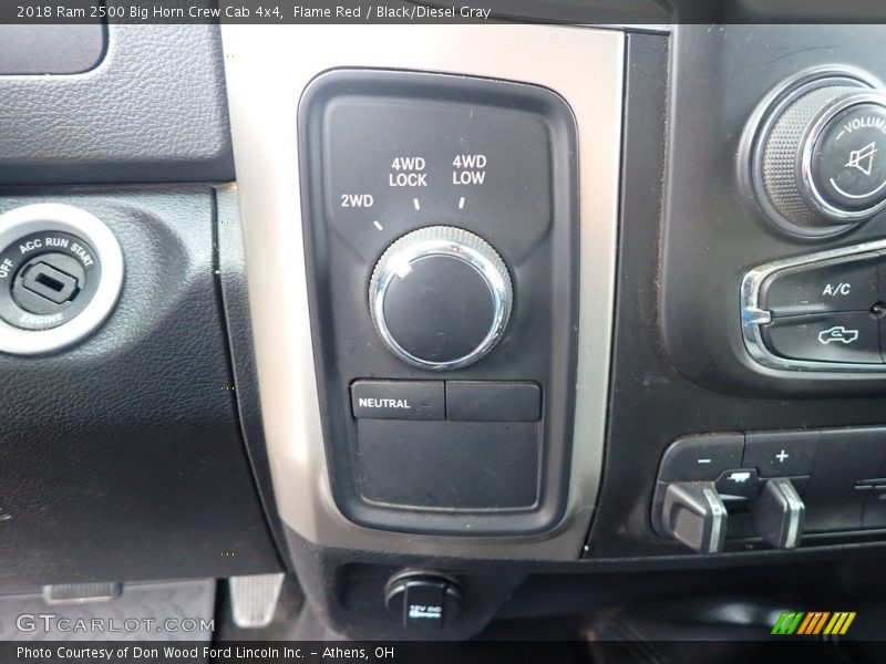Flame Red / Black/Diesel Gray 2018 Ram 2500 Big Horn Crew Cab 4x4