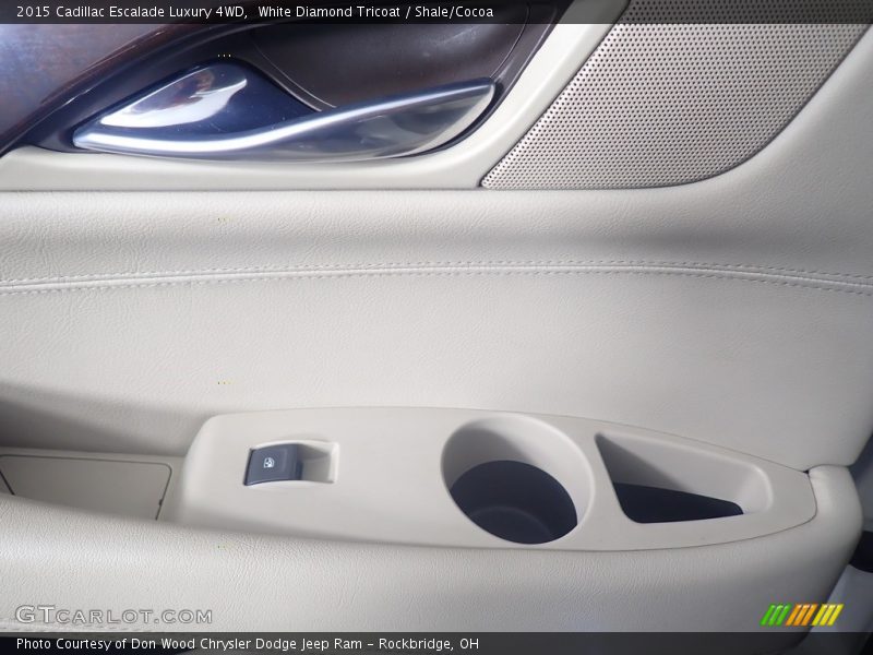White Diamond Tricoat / Shale/Cocoa 2015 Cadillac Escalade Luxury 4WD