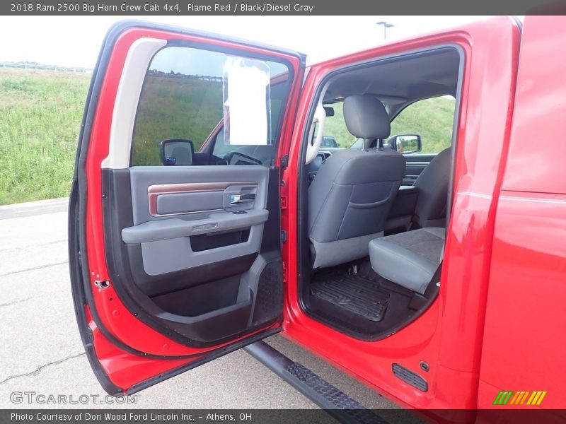 Flame Red / Black/Diesel Gray 2018 Ram 2500 Big Horn Crew Cab 4x4