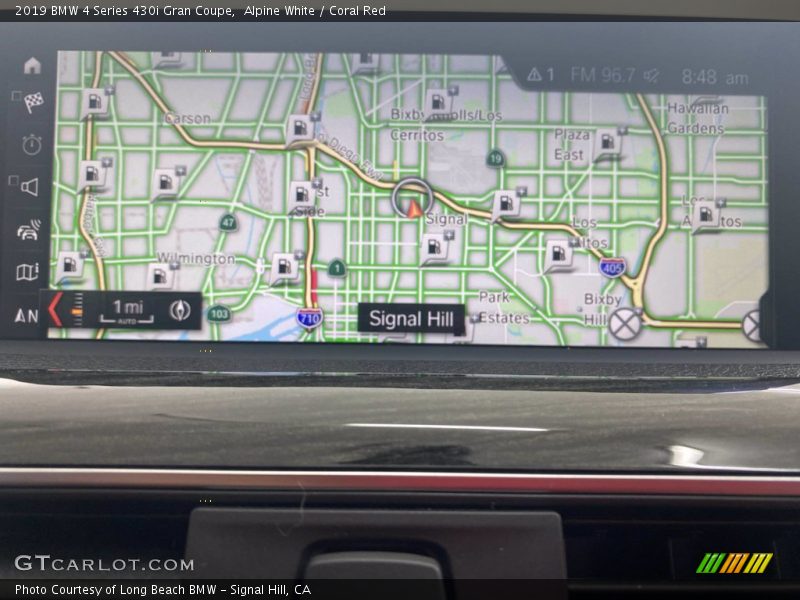 Alpine White / Coral Red 2019 BMW 4 Series 430i Gran Coupe