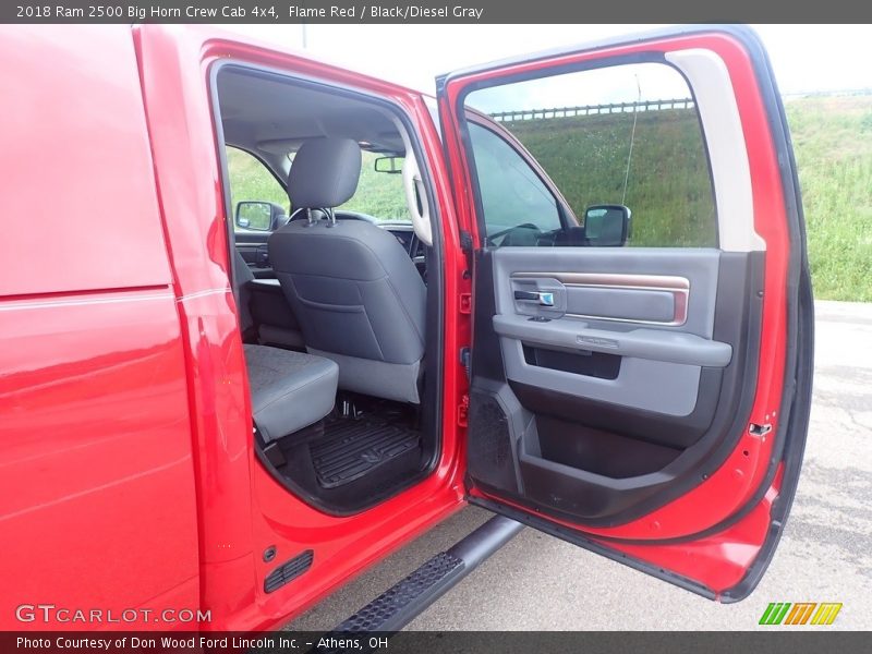 Flame Red / Black/Diesel Gray 2018 Ram 2500 Big Horn Crew Cab 4x4