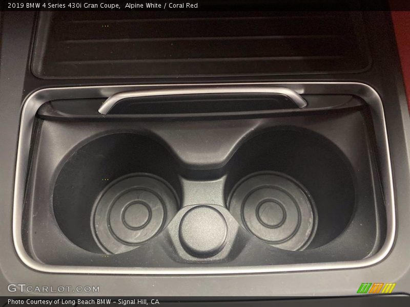 Alpine White / Coral Red 2019 BMW 4 Series 430i Gran Coupe