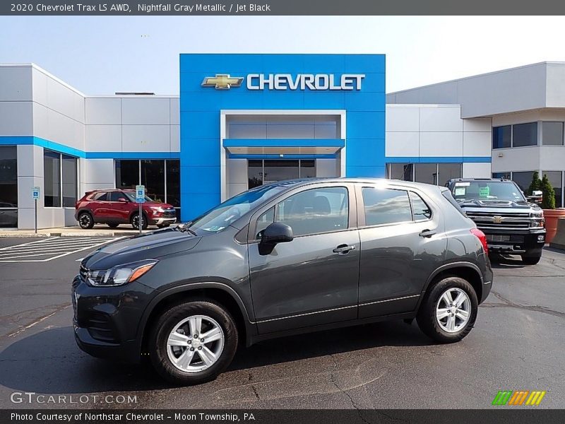 Nightfall Gray Metallic / Jet Black 2020 Chevrolet Trax LS AWD