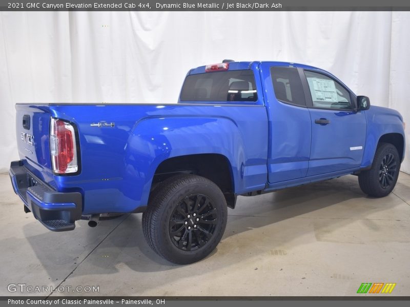 Dynamic Blue Metallic / Jet Black/Dark Ash 2021 GMC Canyon Elevation Extended Cab 4x4