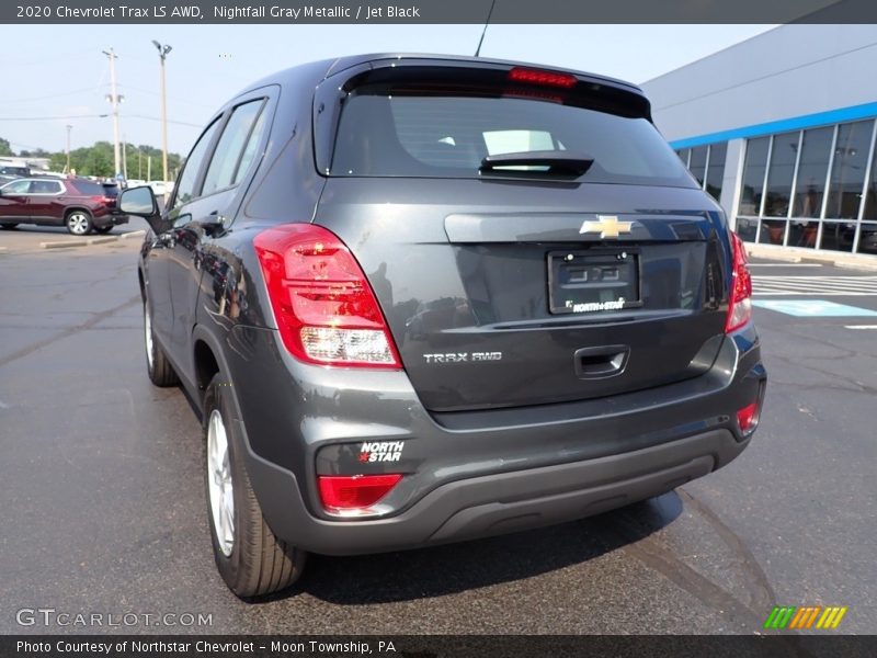 Nightfall Gray Metallic / Jet Black 2020 Chevrolet Trax LS AWD