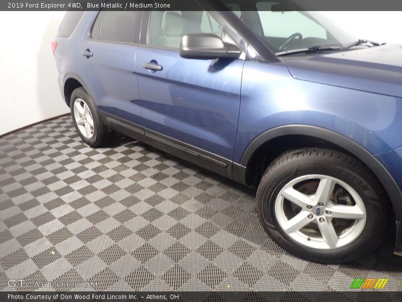 Blue Metallic / Medium Stone 2019 Ford Explorer 4WD