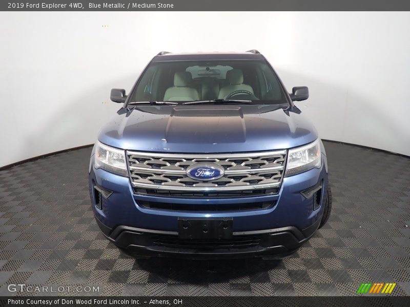 Blue Metallic / Medium Stone 2019 Ford Explorer 4WD