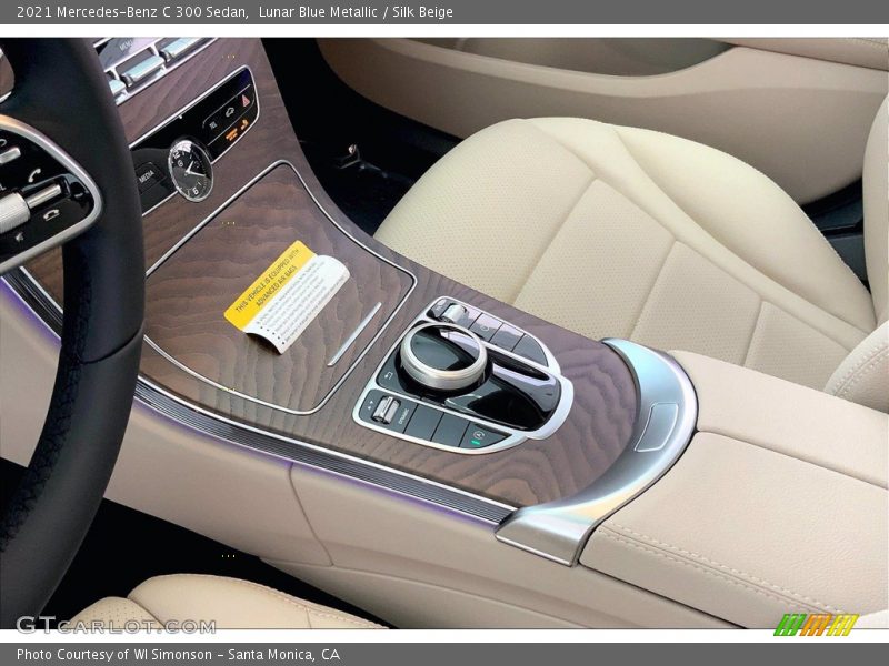 Lunar Blue Metallic / Silk Beige 2021 Mercedes-Benz C 300 Sedan