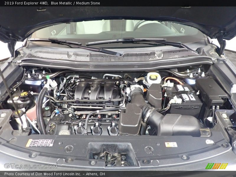Blue Metallic / Medium Stone 2019 Ford Explorer 4WD
