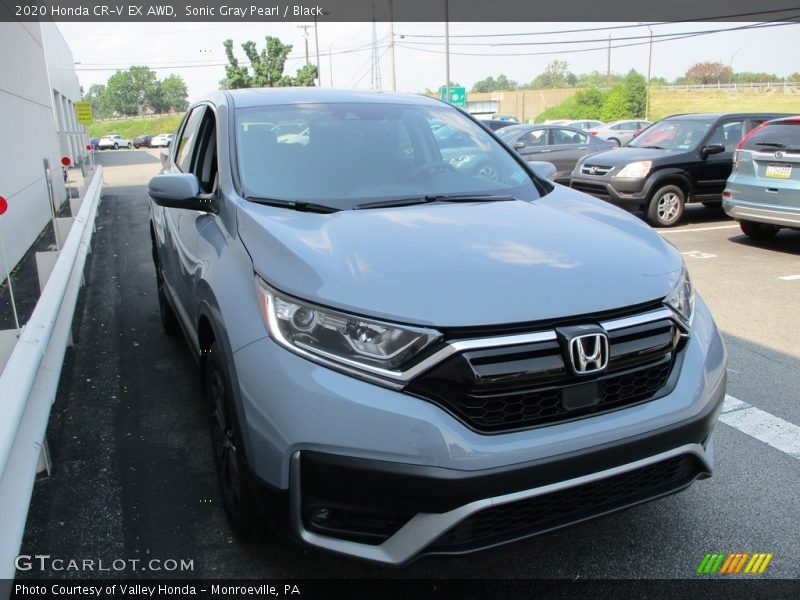 Sonic Gray Pearl / Black 2020 Honda CR-V EX AWD