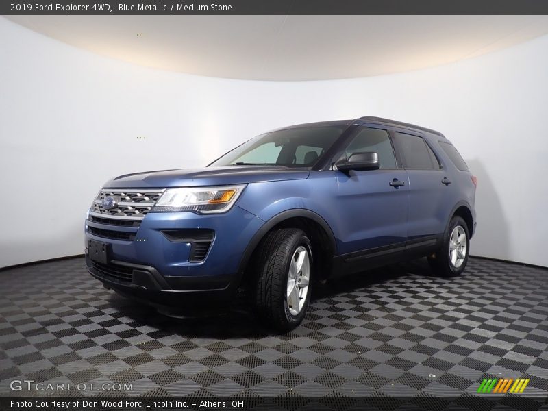 Blue Metallic / Medium Stone 2019 Ford Explorer 4WD