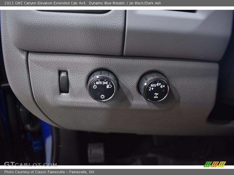 Dynamic Blue Metallic / Jet Black/Dark Ash 2021 GMC Canyon Elevation Extended Cab 4x4