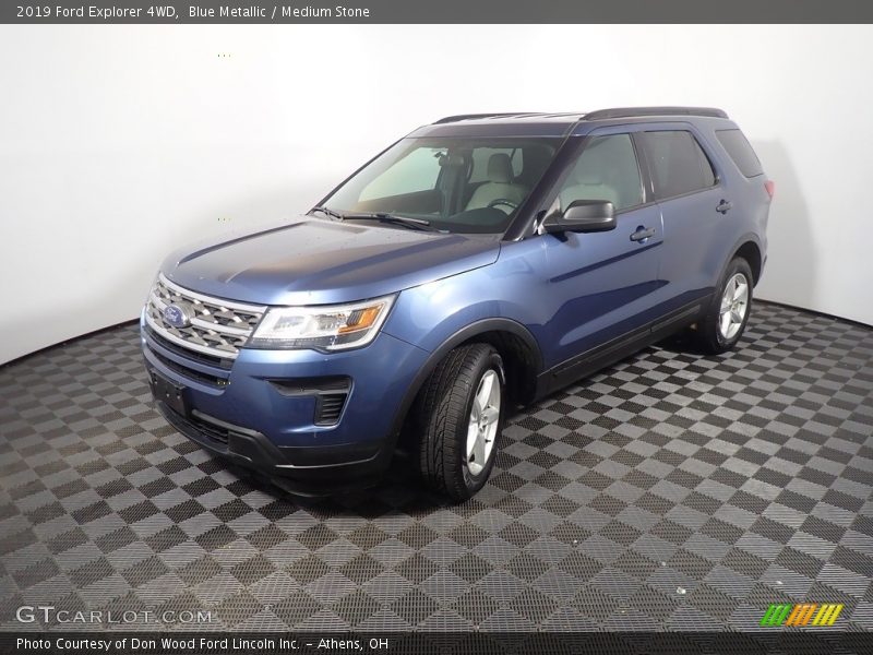 Blue Metallic / Medium Stone 2019 Ford Explorer 4WD