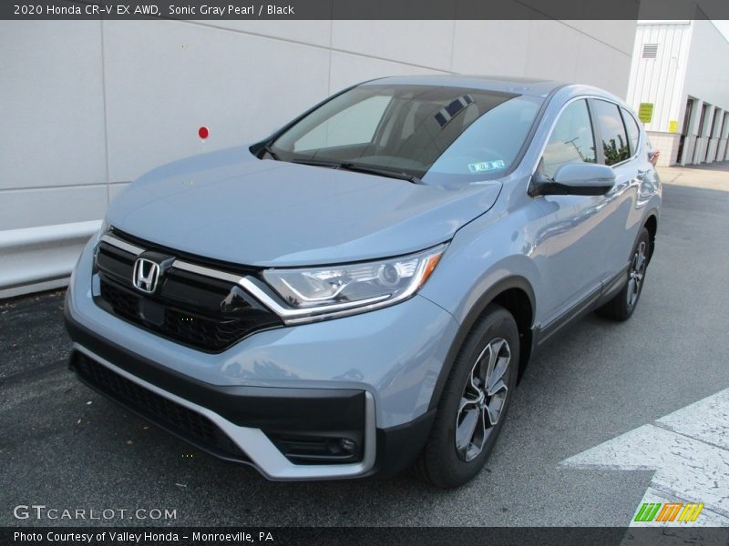 Sonic Gray Pearl / Black 2020 Honda CR-V EX AWD