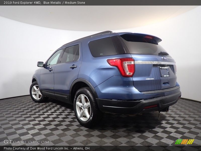 Blue Metallic / Medium Stone 2019 Ford Explorer 4WD