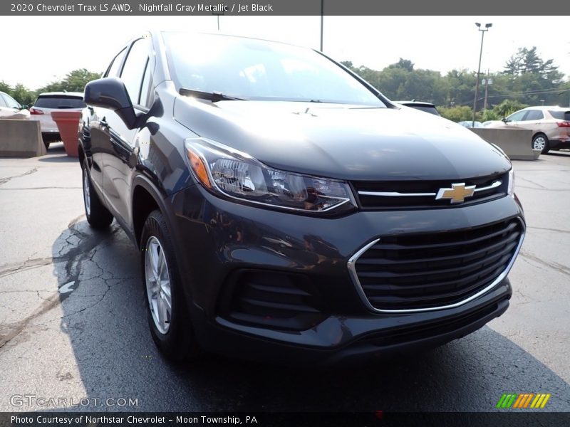 Nightfall Gray Metallic / Jet Black 2020 Chevrolet Trax LS AWD