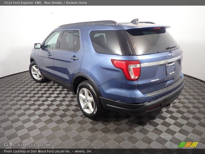 Blue Metallic / Medium Stone 2019 Ford Explorer 4WD