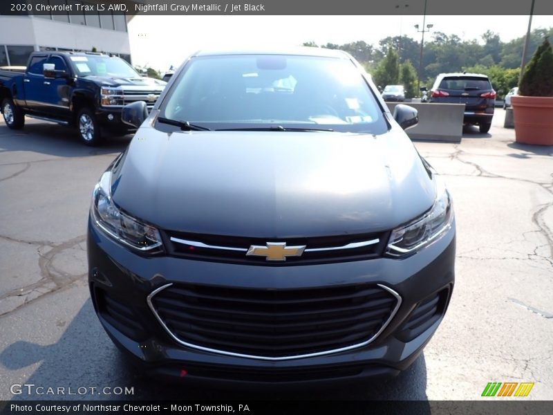 Nightfall Gray Metallic / Jet Black 2020 Chevrolet Trax LS AWD