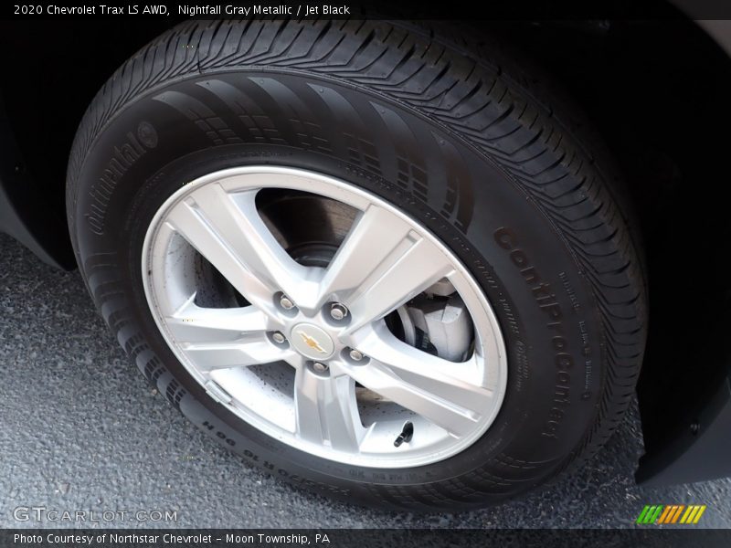 Nightfall Gray Metallic / Jet Black 2020 Chevrolet Trax LS AWD