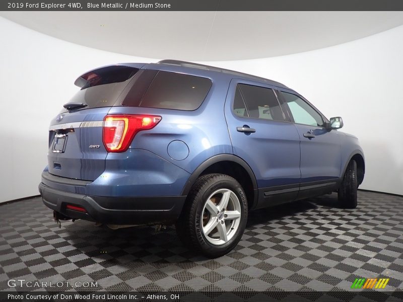 Blue Metallic / Medium Stone 2019 Ford Explorer 4WD