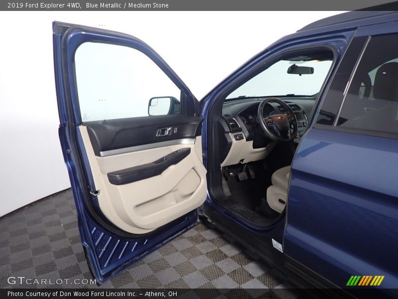 Blue Metallic / Medium Stone 2019 Ford Explorer 4WD