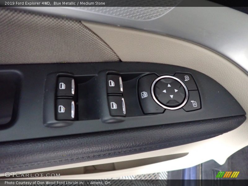 Blue Metallic / Medium Stone 2019 Ford Explorer 4WD