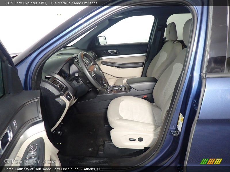 Blue Metallic / Medium Stone 2019 Ford Explorer 4WD