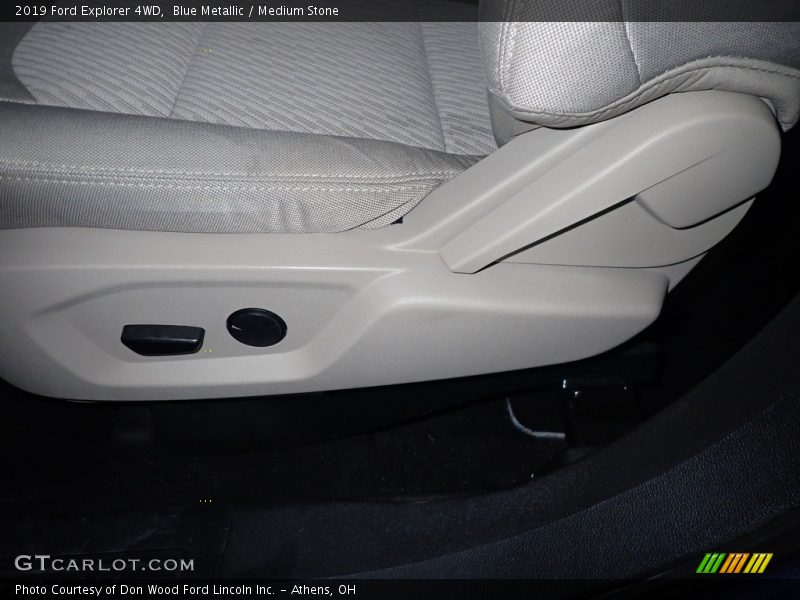 Blue Metallic / Medium Stone 2019 Ford Explorer 4WD