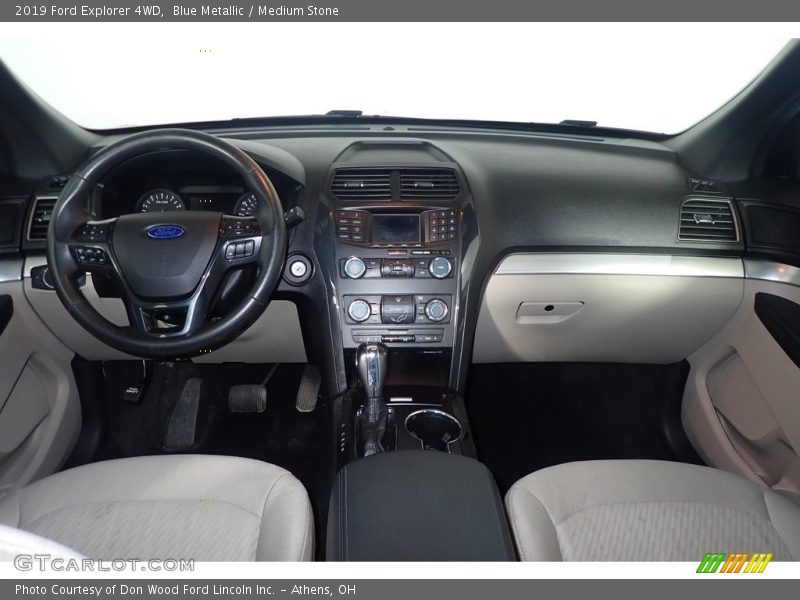 Blue Metallic / Medium Stone 2019 Ford Explorer 4WD