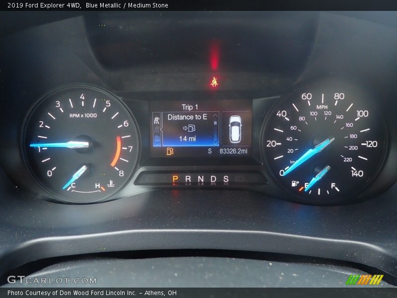 Blue Metallic / Medium Stone 2019 Ford Explorer 4WD