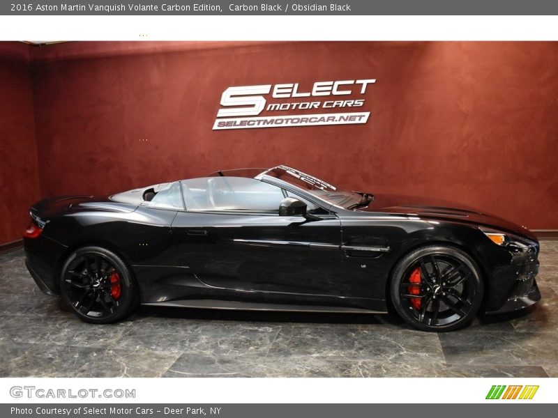 Carbon Black / Obsidian Black 2016 Aston Martin Vanquish Volante Carbon Edition