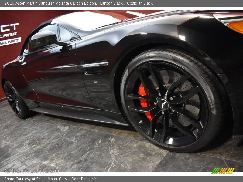Carbon Black / Obsidian Black 2016 Aston Martin Vanquish Volante Carbon Edition