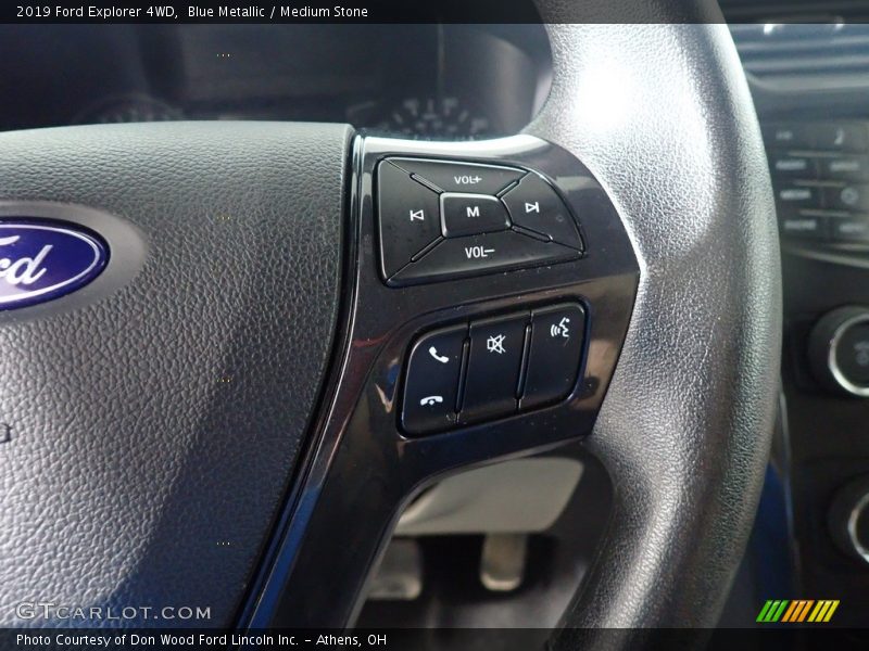 Blue Metallic / Medium Stone 2019 Ford Explorer 4WD