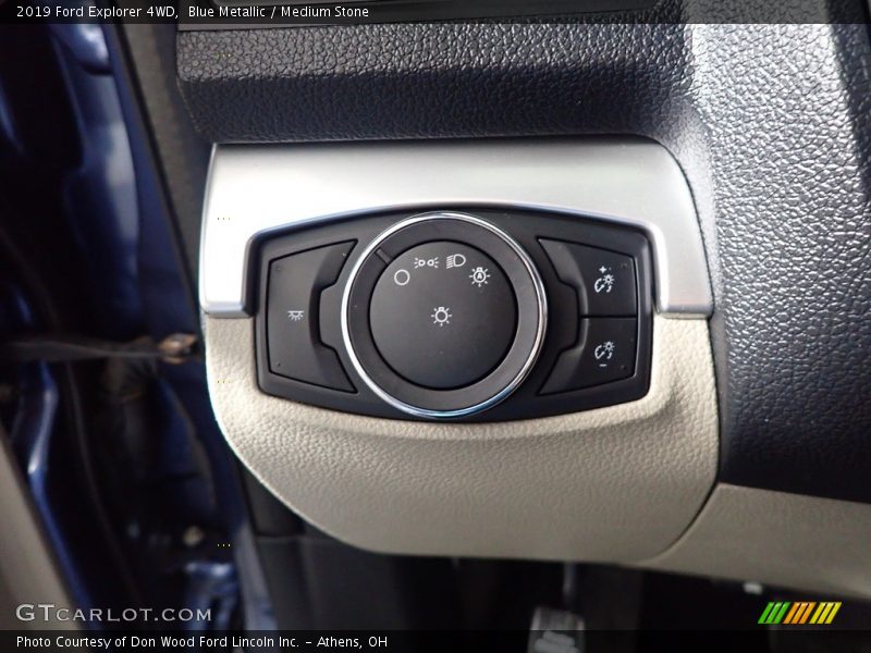 Blue Metallic / Medium Stone 2019 Ford Explorer 4WD