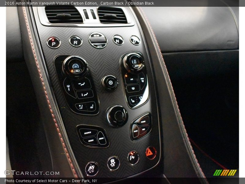 Controls of 2016 Vanquish Volante Carbon Edition