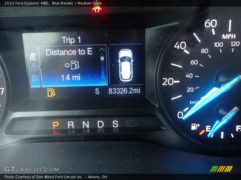 Blue Metallic / Medium Stone 2019 Ford Explorer 4WD